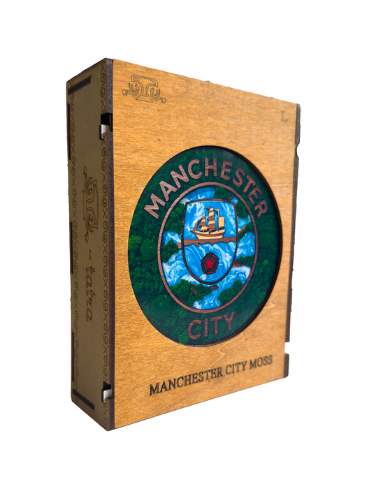 Manchester City - mach - Drevené puzzle 