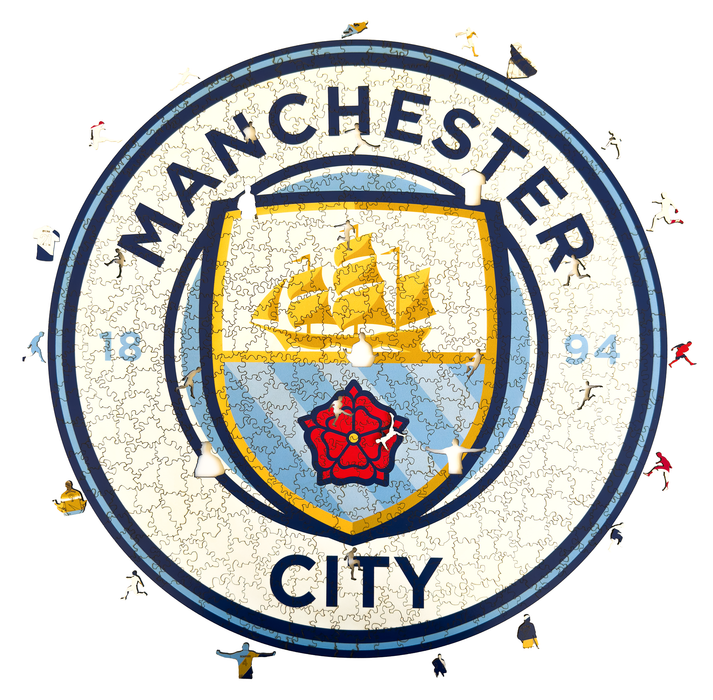 Manchester City - Klasik - Wooden Jigsaw Puzzle