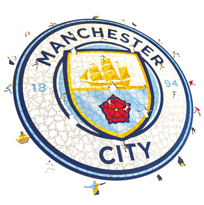 Manchester City - Klasik - Wooden Jigsaw Puzzle