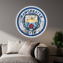 Imagine luminoasă Manchester City - Legende