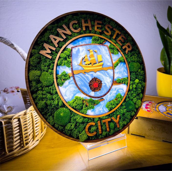 Table lamp Manchester City - Moss