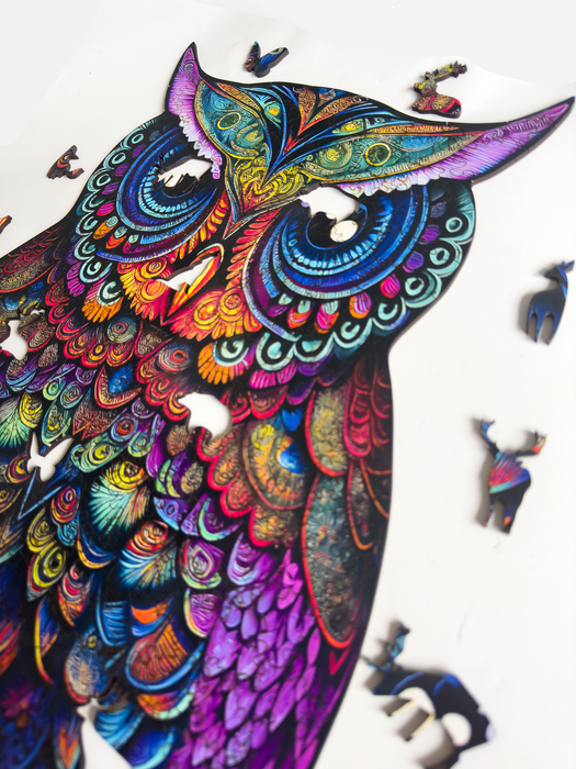 Angel - Moos - Holz-Puzzle