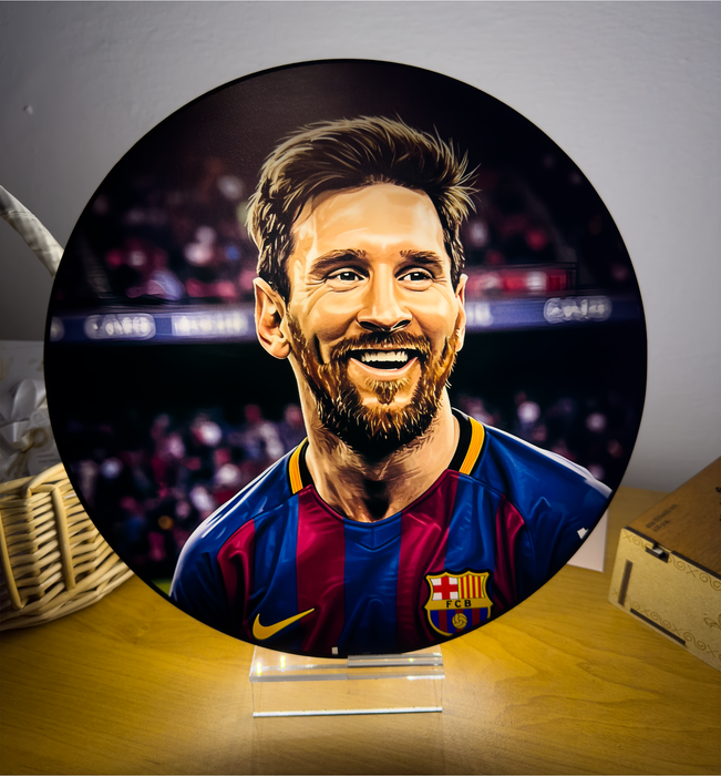 Table lamp 10 Lionel Messi Portrait