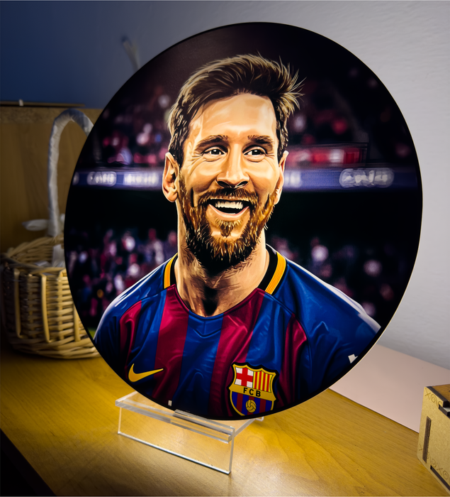Table lamp 10 Lionel Messi Portrait