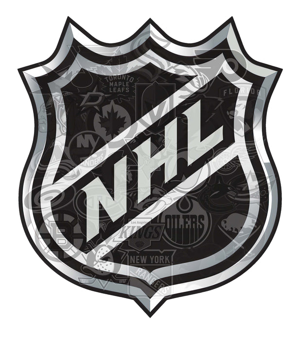 Wooden poster - NHL - logo