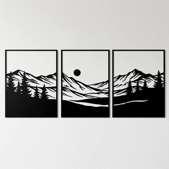Wooden Wall Decor - Above the Valley