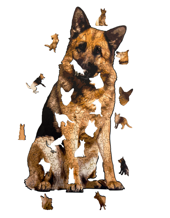 Schaferhund - Dog - Wooden Jigsaw Puzzle