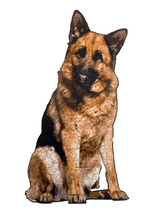 Schaferhund - Dog - Wooden Jigsaw Puzzle