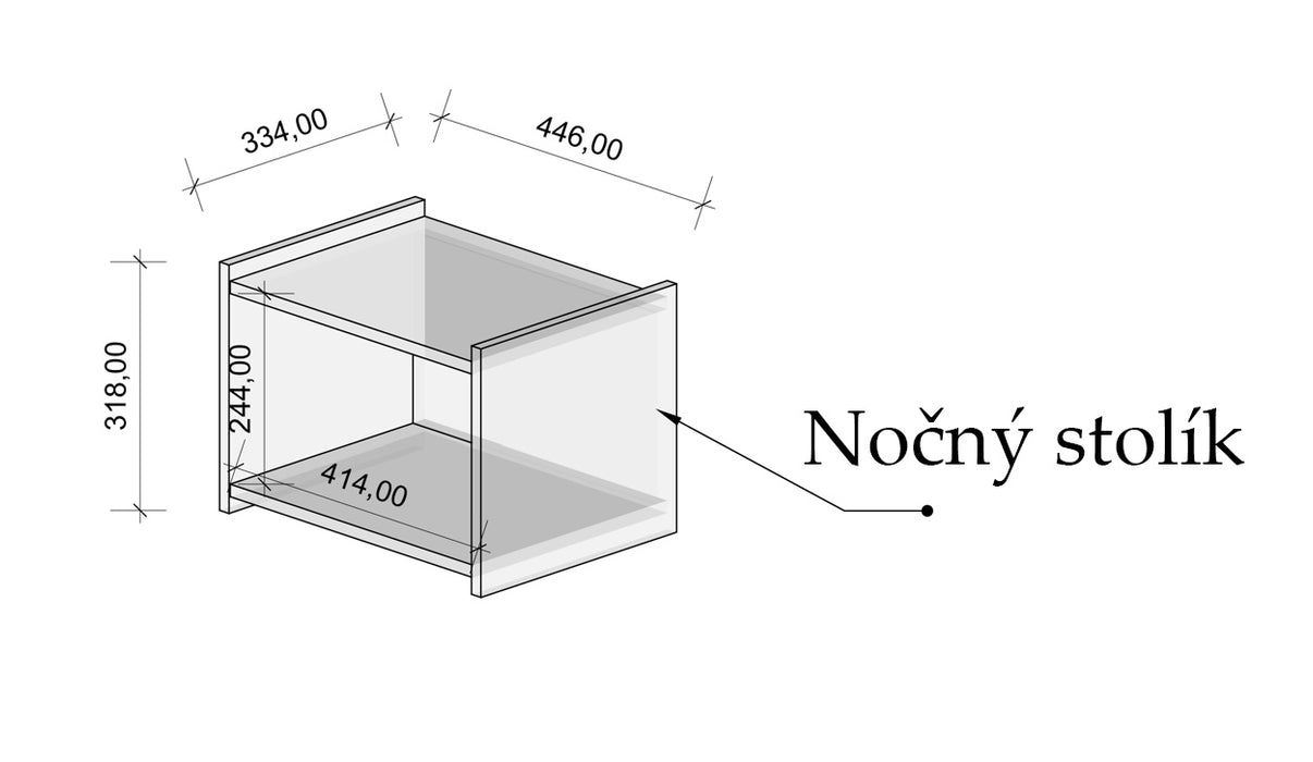 Manželská posteľ T-Tatra Sclavinia