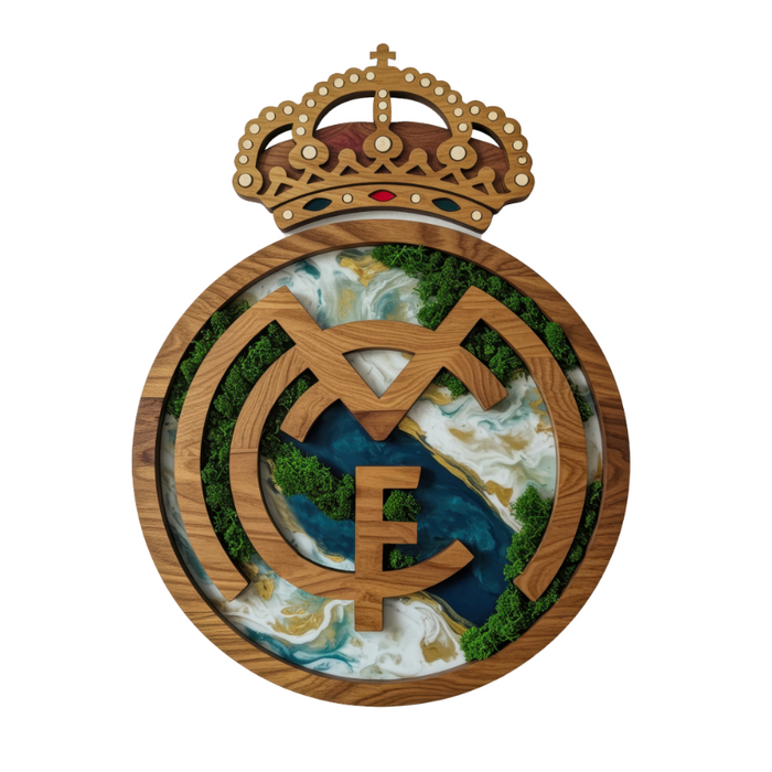 Moss and Marble HDF poster - Real Madrid