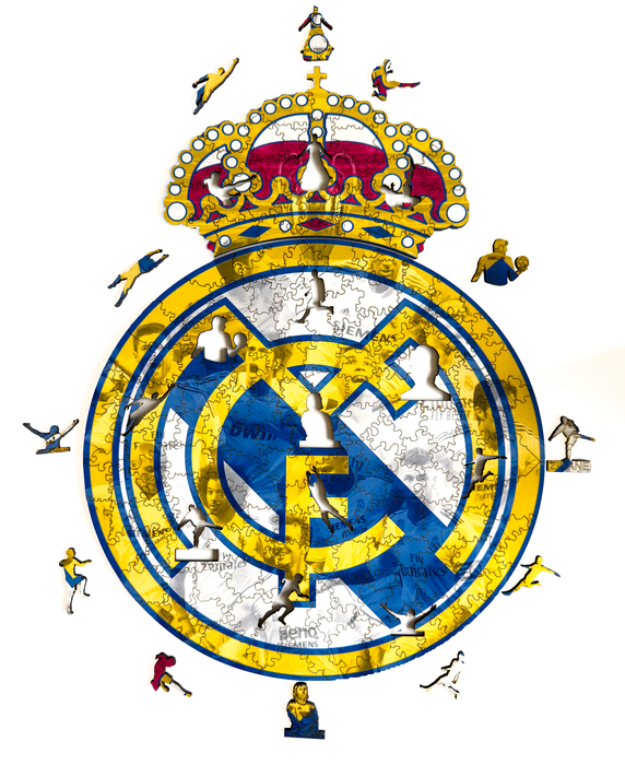Real Madrid - legends - Wooden Jigsaw Puzzle
