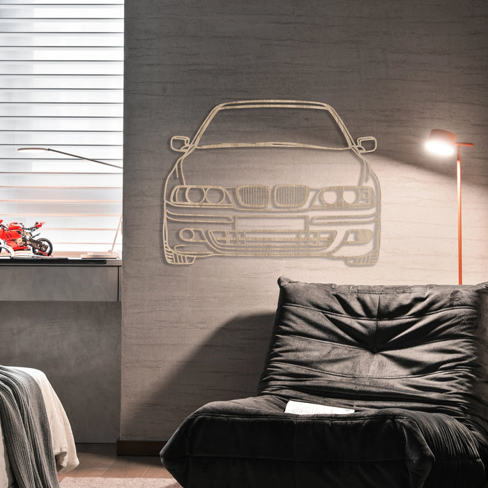 Drevený obraz na stenu - BMW E39