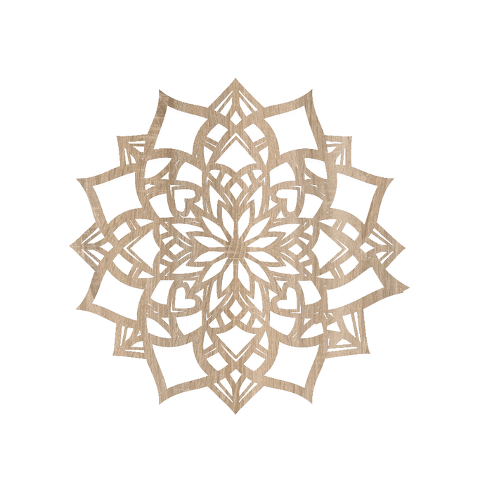 Wooden Wall Decor - Mandala Inside Universe