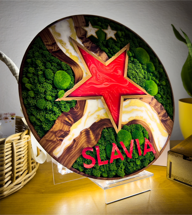 Table lamp Slavia Moss