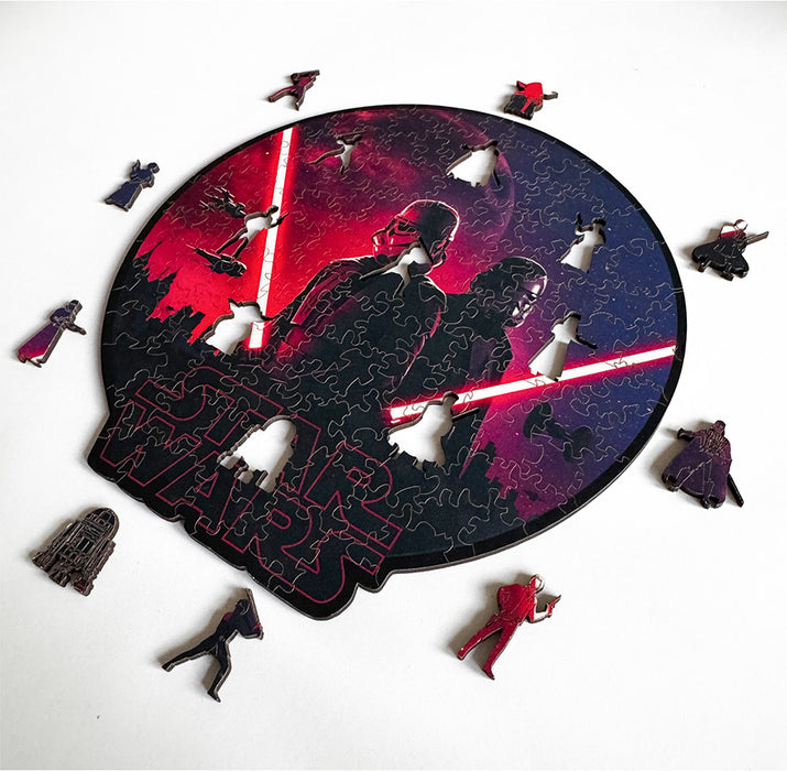 Star Wars – Sila a Temnota - drevené puzzle