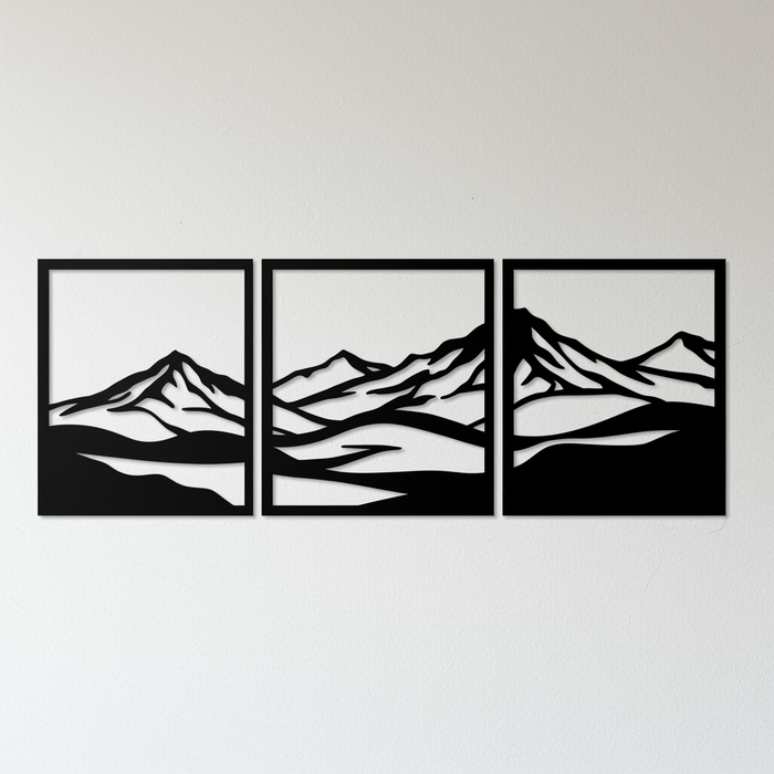 Wooden Wall Decor - Silence of the Mountains