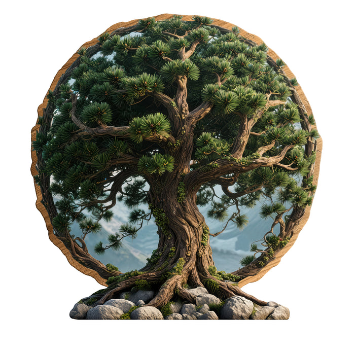 Wooden LED printed poster - Tree of Life – Mountain Soul