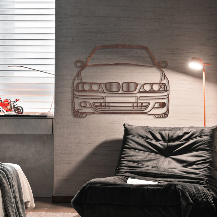 Drevený obraz na stenu - BMW E39