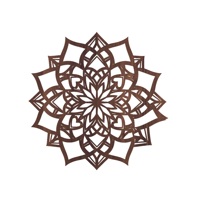 Wooden Wall Decor - Mandala Inside Universe