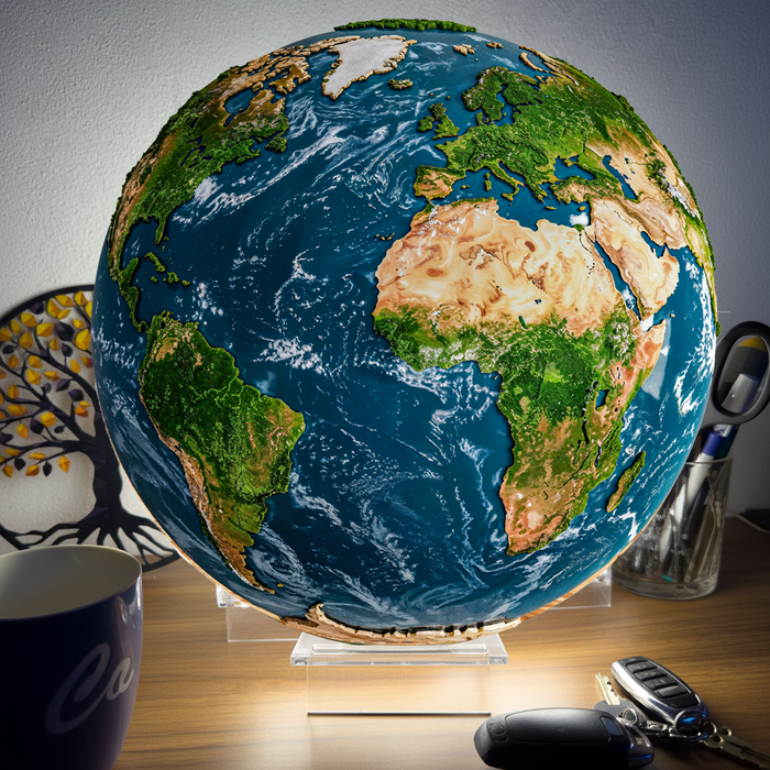 Table lamp - Globe moss