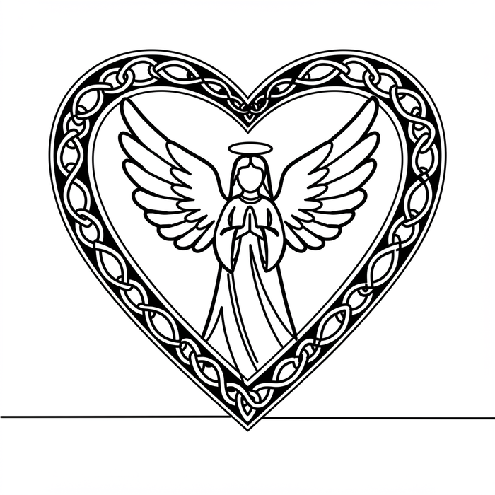 Wooden Wall Decor - Angel of Hope