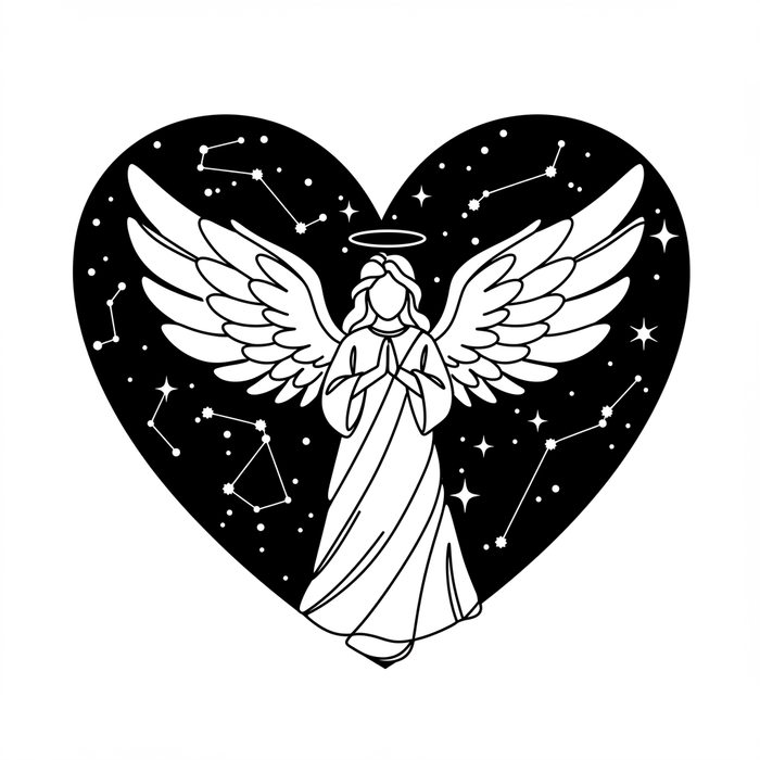 Wooden Wall Decor - Heavenly Angel