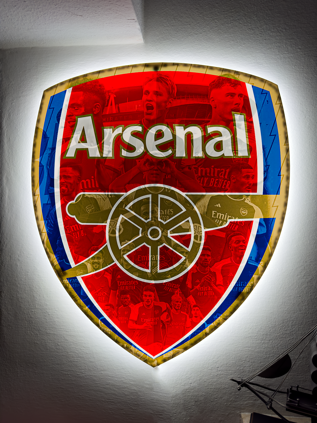 Shining poster Arsenal - players — T-Tatra