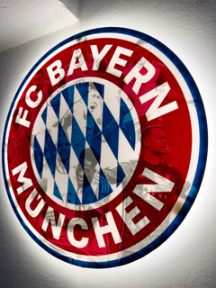 Svitící obraz-Bayern Mnichov