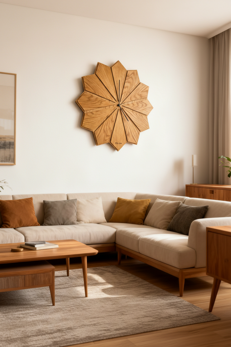 3D Dubové drevené hodiny T-Tatra Úsvit -D- 30cm-50cm-84cm