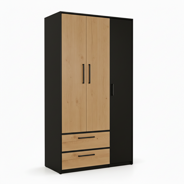 Vešiaková skriňa 3D 2S - T-Tatra Šarlota 190x127x58cm