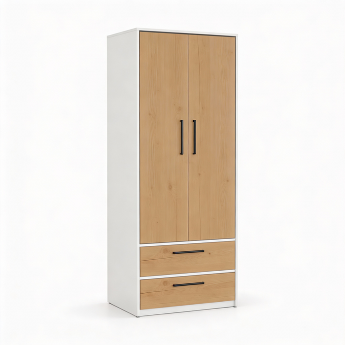 Vešiaková skriňa 2D 2S - T-Tatra Šarlota 190x85x58cm