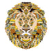 Wooden Painting Kit – Mandala Lion