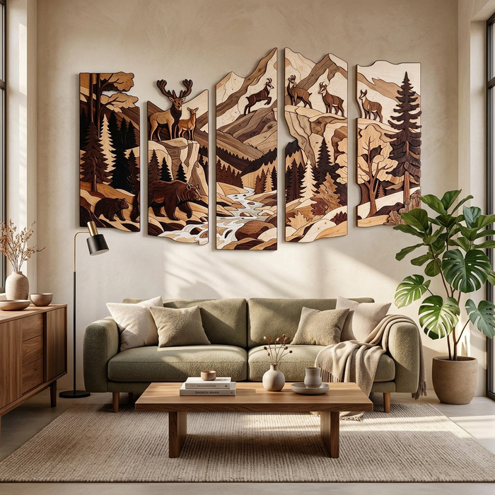 Tableau en bois imprimé UV - Forêt de Lomnica – 7