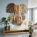 Wooden UV printed poster - Elephant and leafs – 3