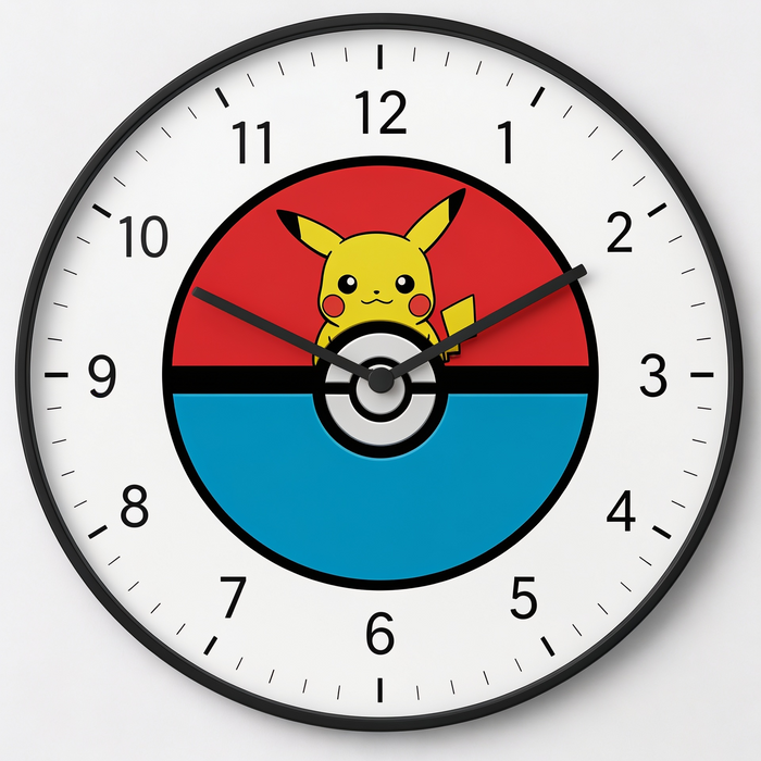 Tiché HDF hodiny - Pokéball Pikatchu