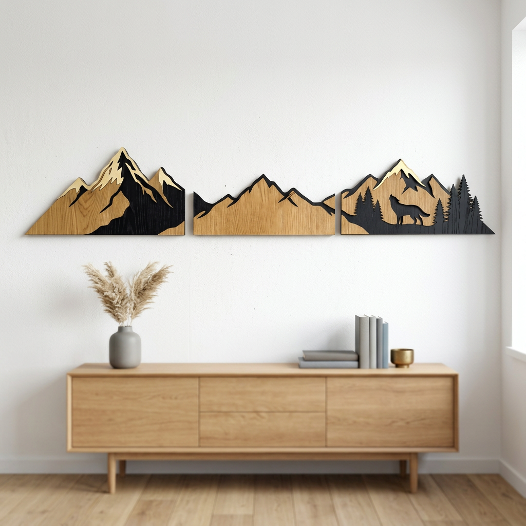 Oak Wood Wall decor