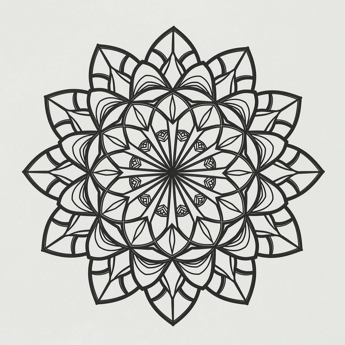 Drevený obraz na stenu - Mandala Pokoja