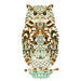 Wooden Painting Kit – Mandala Eagle Owl